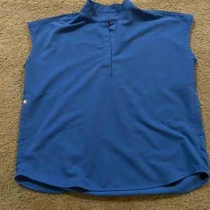 Figs Rafaela Scrub top-Royal Blue